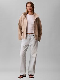 Calvin Klein Transitional Hooded Jacket, White Pepper - view 2, White Pepper