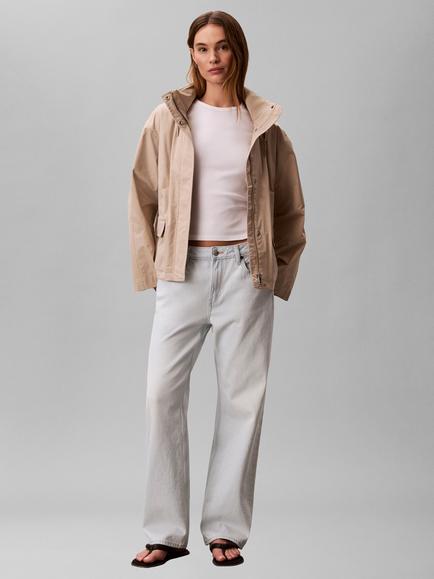Calvin Klein Transitional Hooded Jacket, White Pepper - view 2, White Pepper