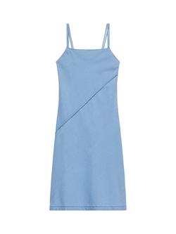 Calvin Klein Bias Cut Denim Dress, Lightway, Lightway