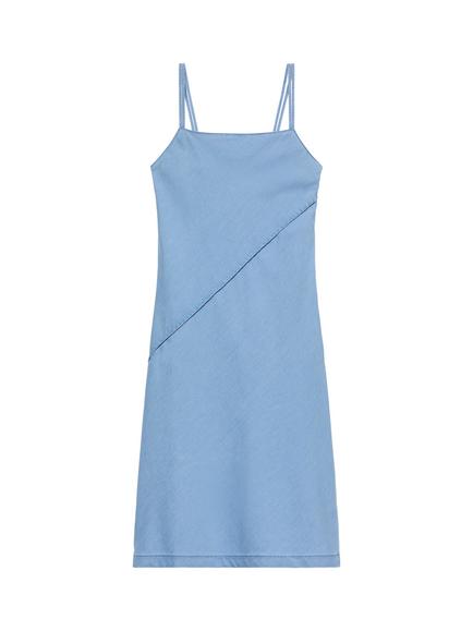 Calvin Klein Bias Cut Denim Dress, Lightway, Lightway