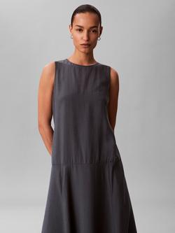 Calvin Klein Voile Maxi Dress - view 2, Biloxi Blues