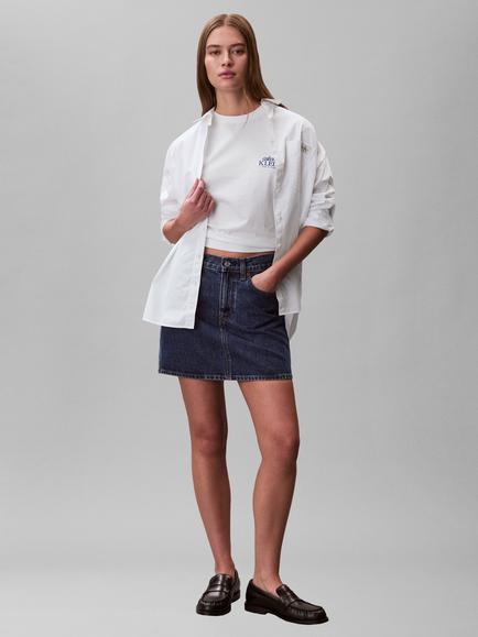 Calvin Klein Graphic Logo Boxy T-Shirt - view 2, Bright White