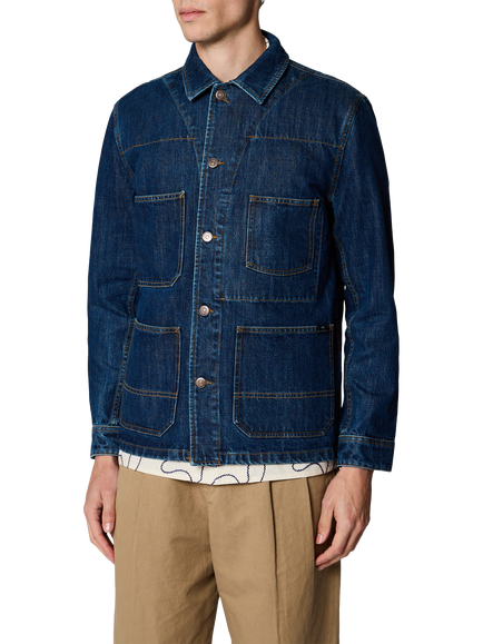 Paul Smith Denim Chore Jacket, Blue, Blue