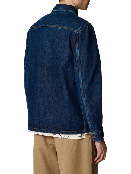 Paul Smith Denim Chore Jacket, Blue - view 2, Blue