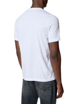 Paul Smith Football Circles Crew Neck Cotton T-Shirt, White - view 2, White