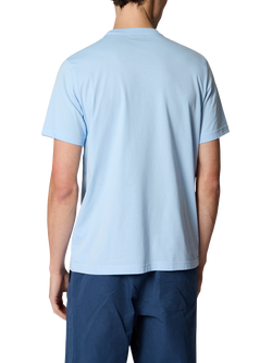 Paul Smith Patch Zebra Crew Neck Cotton T-Shirt, Blue - view 2, Blue