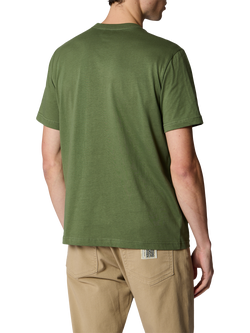 Paul Smith Slides Crew Neck Cotton T-Shirt, Green - view 2, Green