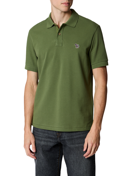 Paul Smith Cotton Regular Fit Polo Top, Green, Green
