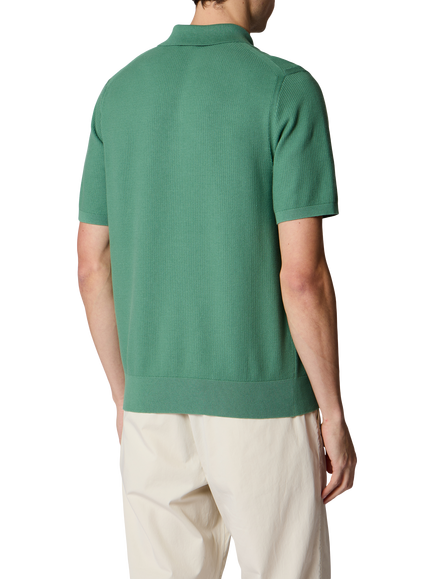 Paul Smith Cotton Polo Shirt, Green - view 2, Green