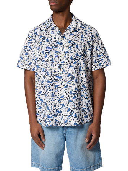 Paul Smith Button Through Short Sleeve Shirt, White, White