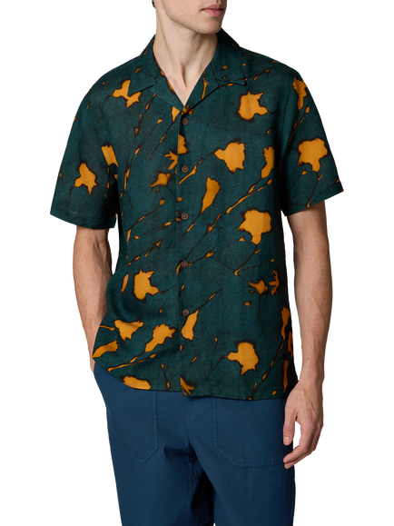 Paul Smith Button Through Short Sleeve Shirt, Green, Green