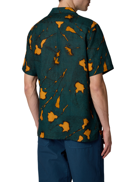 Paul Smith Button Through Short Sleeve Shirt, Green - view 2, Green