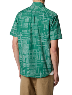 Paul Smith Casual Fit Geometric Shirt, Green - view 2, Green