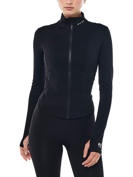 P.E Nation Breakthrough Workout Jacket, Black - view 2, Black