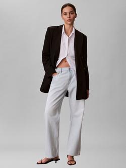 Calvin Klein 90s Straight Jeans, Bleached Light, Bleached Light