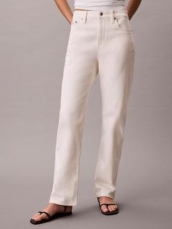 Calvin Klein Straight Leg Jeans, Chalk White, Chalk White