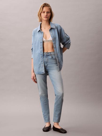 Calvin Klein Mid Rise Slim Fit Jeans, Soft River, Soft River