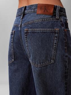 Calvin Klein Mid Rise Wide Leg Jeans, Indigo Julius - view 2, Indigo Julius