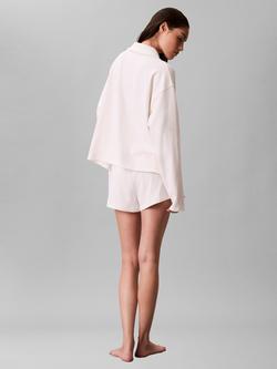 Calvin Klein Heritage Logo Pyjama Top, Tofu - view 2, Tofu