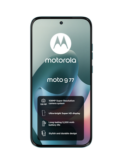 Motorola moto g77 Smartphone, Android, 8GB RAM, 6.78”, 5G, SIM Free, 128GB - view 2, Shaded Spruce