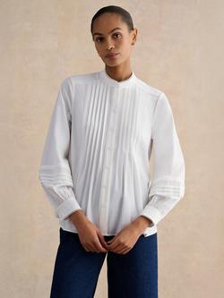 Hobbs Mariette Textured Top, Ivory, Ivory