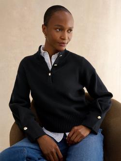 Hobbs Adler Button Detail Jumper, Hobbs Navy, Hobbs Navy