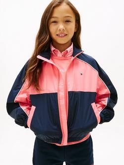 Tommy Hilfiger Kids' Athletic Windbreaker Jacket, Multi, Multi