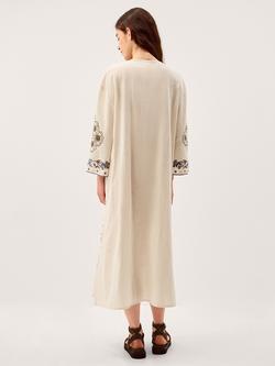 Monsoon Julie Tie Front Embroidered Kaftan, 5045465032 - view 2, 5045465032