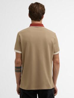 Barbour International Howall Regular Fit Short Sleeve Polo Shirt, Coriander - view 2, Coriander