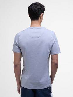 Barbour International Cotton Small Logo T-Shirt, Pale Slate - view 2, Pale Slate