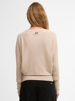 Barbour International Nia Knit Jumper - view 2, Cement