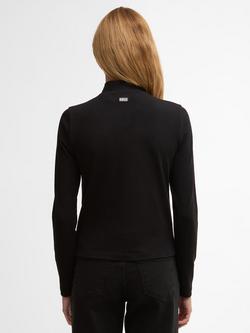 Barbour International Dallas Half Zip Top, Black - view 2, Black