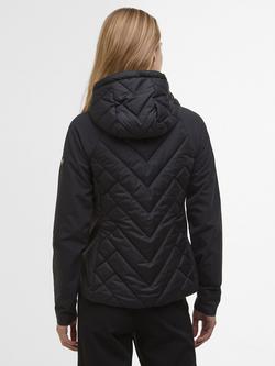 Barbour International Dakota Quilted Sweatshirt, Beige - view 2, Black
