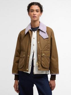 Barbour Cropped Beadnell Waxed Jacket, Multi, Multi