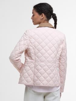 Barbour Deveron Quilted Jacket - view 2, Primrose Pink/Ice White