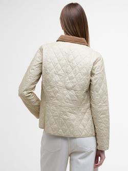 Barbour Liddesdale Summer Quilted Jacket, Navy/Pearl - view 2, Pearl