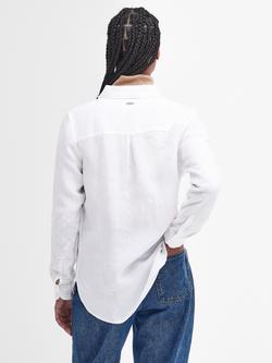 Barbour Marine Pure Linen Shirt, White - view 2, White