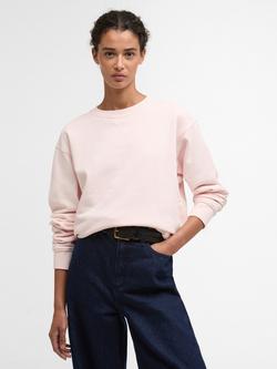 Barbour Marsden Oversized Sweatshirt, Pink, Pink