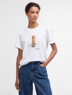 Barbour Bedale Graphic T-Shirt, White, White
