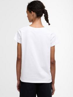 Barbour Bede Logo Graphic T-Shirt - view 2, White