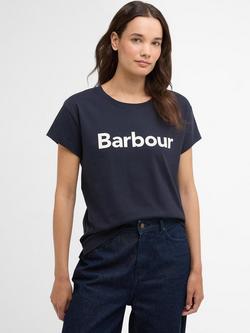 Barbour Hartland Logo Graphic T-Shirt, Navy