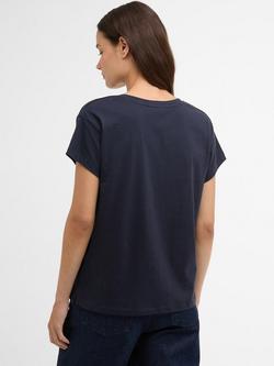Barbour Hartland Logo Graphic T-Shirt - view 2, Navy