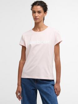 Barbour Hartland Logo Graphic T-Shirt, Pink