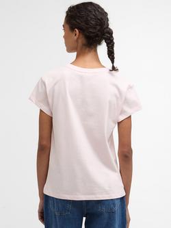 Barbour Hartland Logo Graphic T-Shirt - view 2, Pink