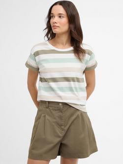 Barbour Lyndale Stripe T-Shirt, Spearmint/Multi