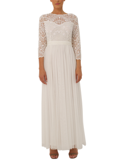 Raishma Gabi Embellished Wedding Dress, White, White