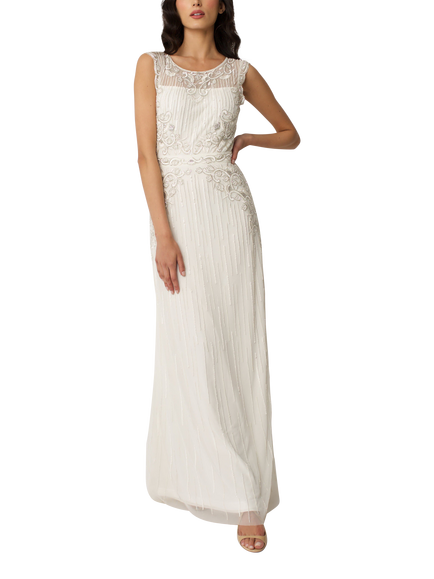Raishma Mason Embellished Wedding Dress, White, White