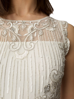 Raishma Mason Embellished Wedding Dress, White - view 2, White