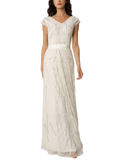 Raishma Eden Embellished Wedding Dress, White, White
