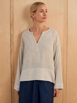 Celtic & Co. Notch Neck Swing Top, Oatmeal, Oatmeal